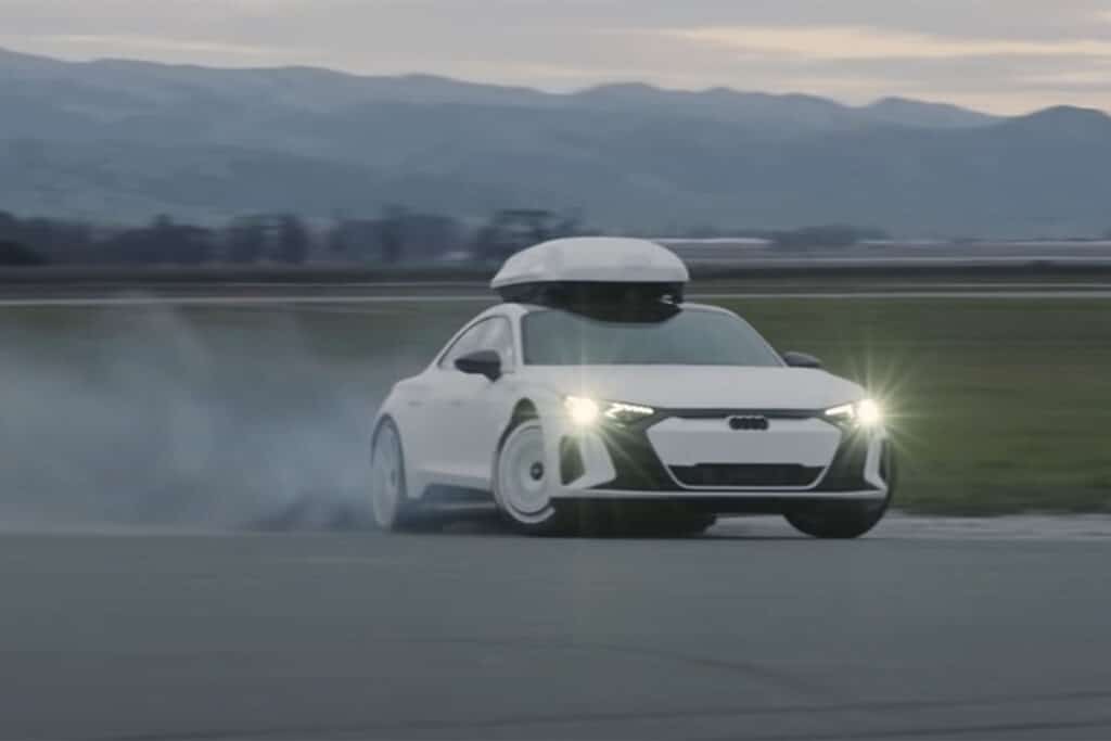 ken Block fait drifter l'Audi eTron GT RS comme jamais